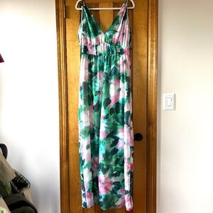 ZARA Floral Jumpsuit - Large